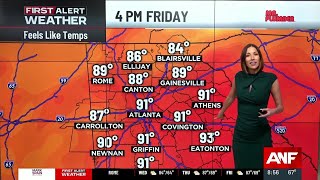 First Alert Forecast: Warmer today with only a few stray showers