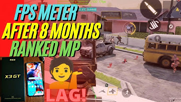 POCO X3 GT AFTER *8* MONTHS RANKED MULTIPLAYER 🔥 GAMING TEST CODM REVIEW MEDIUM GRAPHICS 6 FINGERS