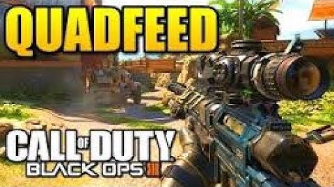 Cod bo3 Sniper quad feed kill cam