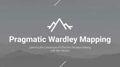 Pragmatic Wardley Mapping: Unit 1