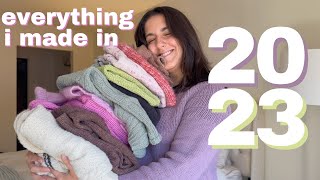 Trying on Everything I Knit in 2023 | Knits by Mandy