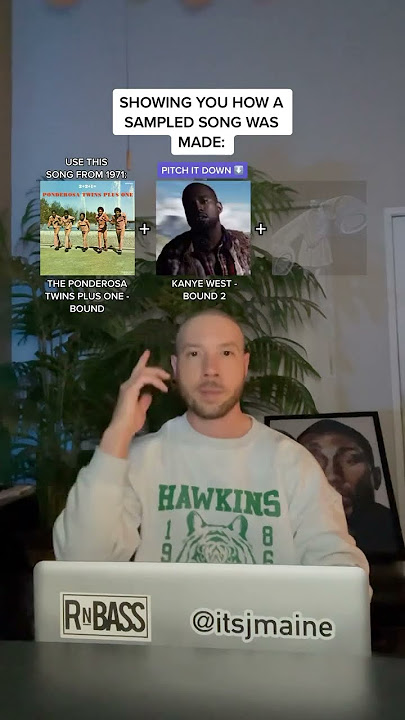 Showing You How A Sampled Song Was Made: Kanye West “Bound 2” #shorts #kanyewest #kanye #sample