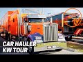 Behind the wheel of car haulers kenworth truck tour  reliable cribs s3 e6