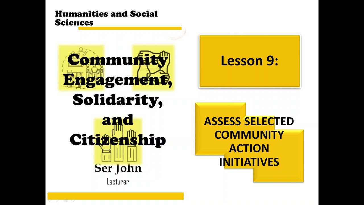 CESC Lesson 9 Community Action Initiative & Approaches of Community Development