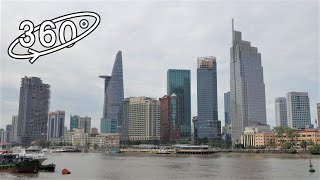 [360° VR] Take a Walk While Watching Beautiful Vietnam Skyscrapers【ベトナム360度VR散歩】