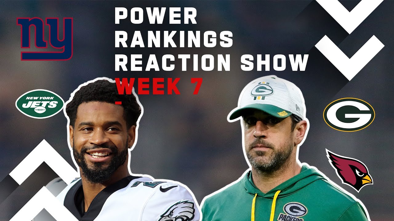 Week 7 Nfl Ranking NFL Week 7 Power Rankings Reaction Show - YouTube