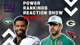 NFL Week 7 Power Rankings Reaction Show