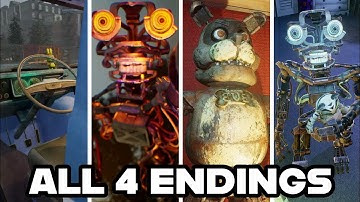FNAF Secret of the Mimic ALL ENDINGS (Good, Bad, Secret, True Ending) 100% (Five Nights at Freddy