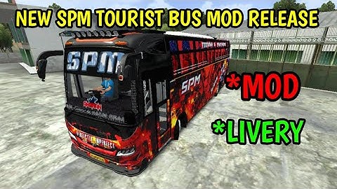 New Zedastra SPM Bus Mod Tamil | Bus simulator Indonesia | SPM Bus Livery in Bussid  #spm #Bus #mod 