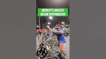 How Do You Build Muscle As A Vegan?? Full Workout With The World’s Largest Vegan Bodybuilder!