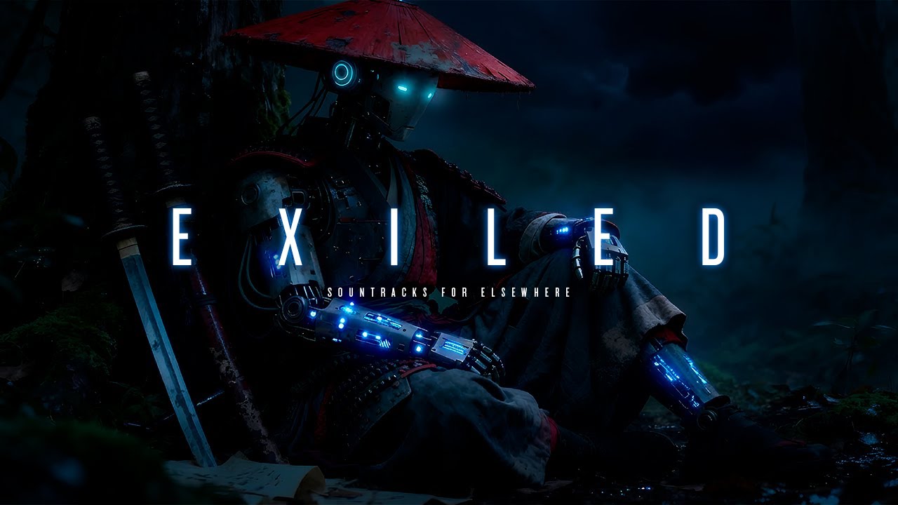 Exiled Ronin | Cyberpunk Ambient Soundscape | 1 Hour