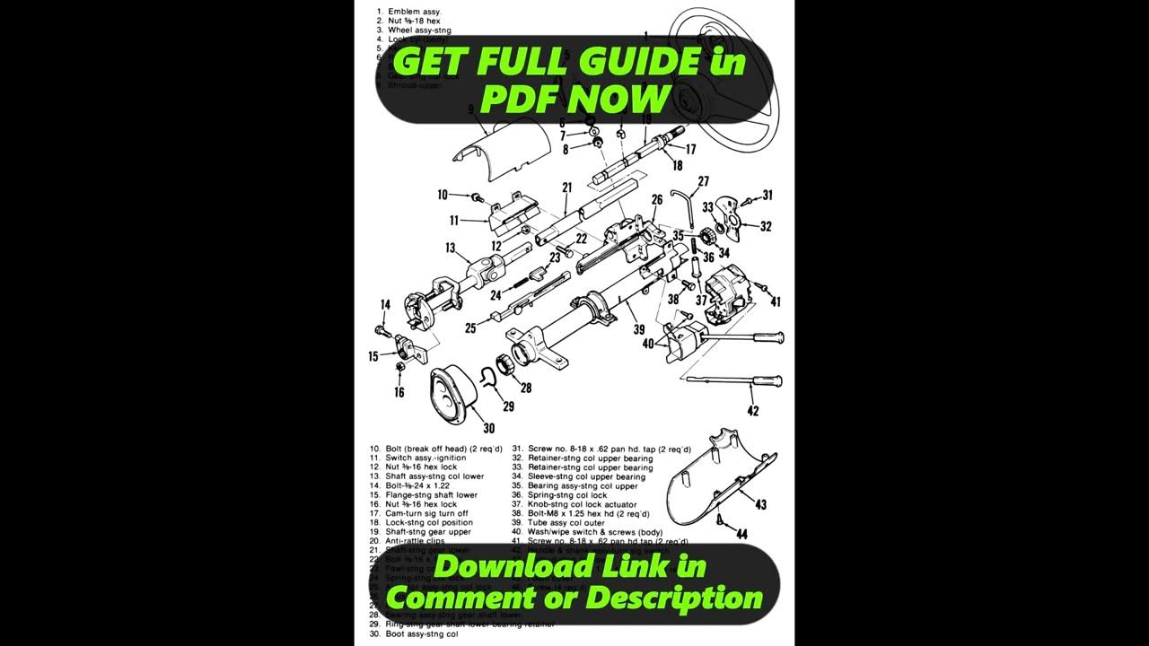 [DIAGRAM] Chevy S10 Steering Diagram - YouTube