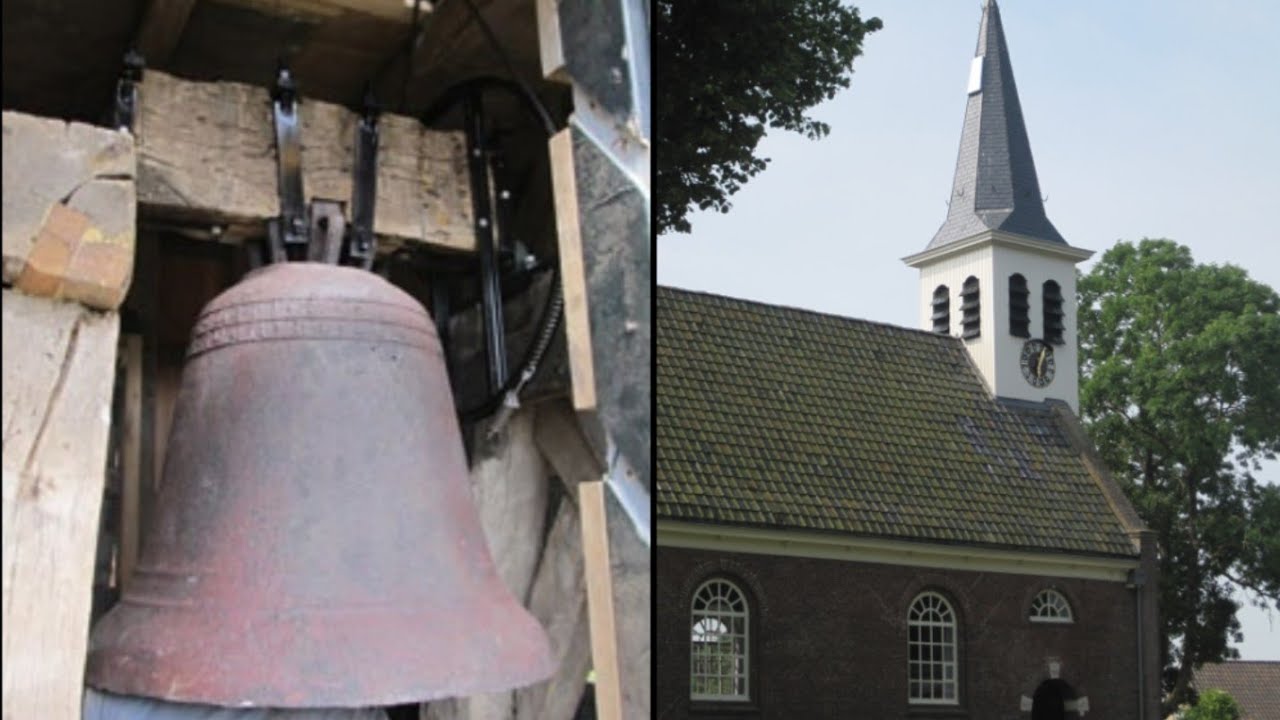 Goënga (FRL) luidklok van de Hervormde kerk (na restauratie) - YouTube