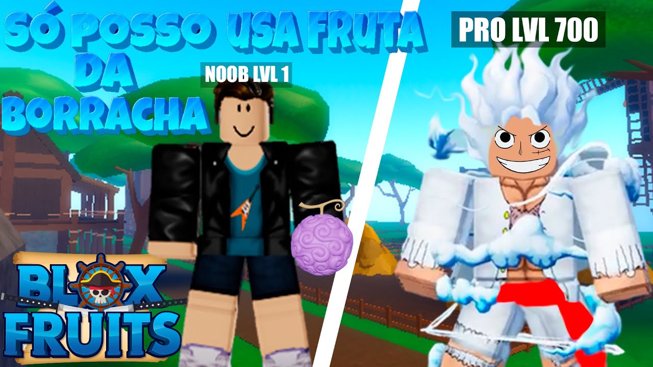 Fruta Da Borracha Blox Fruits - Roblox - DFG