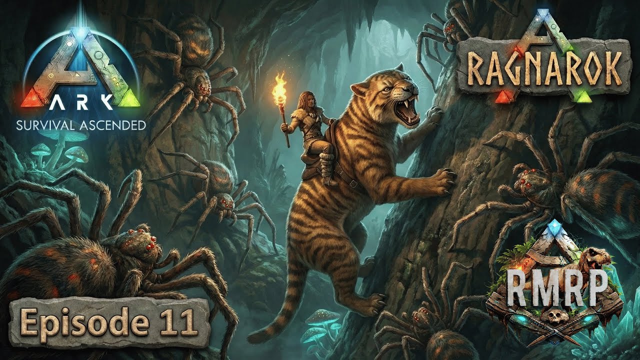 Artifact Cave Adventure on ASA Ragnarok EP11 #asa #ark - YouTube