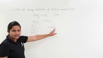 Binary Equivalent of Decimal Number