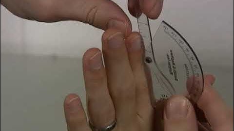 AROM Finger Distal Inter-Phalangeal (DIP) joint Extension to Flexion