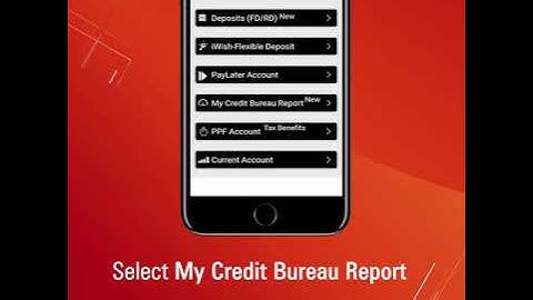 How to your Check CIBIL Score Online through iMobile Pay & Internet Banking?