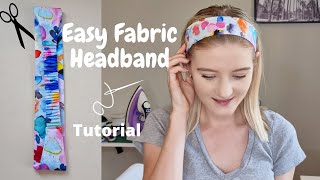 DIY Simple Fabric Headband for Beginners | #tutorial