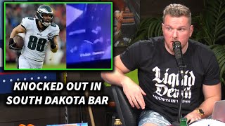 Pat McAfee Reacts To Eagles TE Dallas Goedert Getting Sucker Punched In Bar