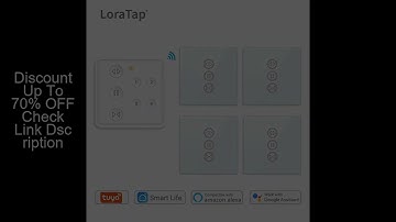 Tuya Smart Life Curtain Switch Remote Control 4 Channel Blinds Engine Roller Shutter RF+WIFI App Tim