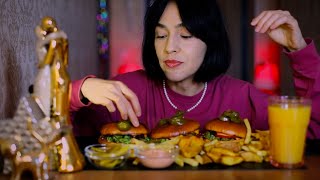 МУКБАНГ / ГАМБУРГЕР 🍔/ Треш истории 🫣