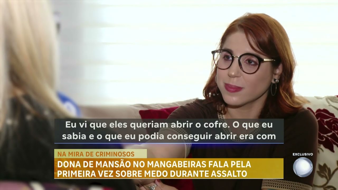 Dona de casa assaltada em BH fala pela primeira vez sobre os momentos de terror que viveu