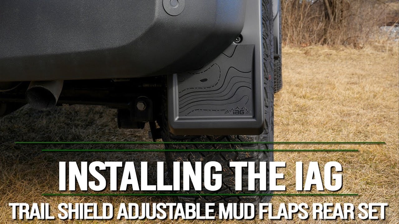 IAG Trail Shield™ Adjustable Rear Mud Flaps Set Install Instructions For 2021+ Ford Bronco