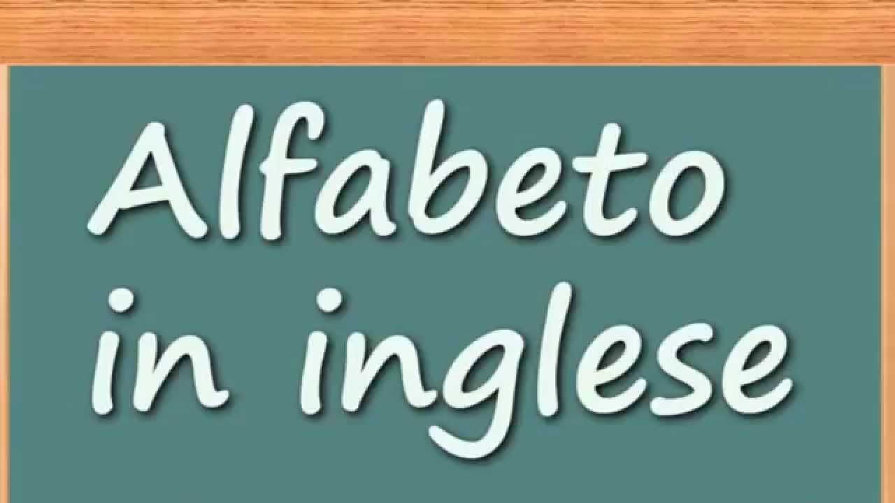 Come Imparare L Inglese Alfabeto In Inglese Youtube