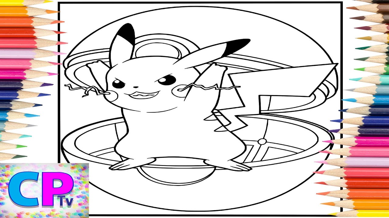 Play: Pokemon Go Pikachu Drawing: a relaxing timelapse colouring session for Pokemon fans