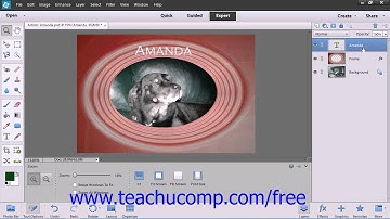 Photoshop Elements 12 Tutorial Creating Clipping Groups Adobe Training Lesson 10.11