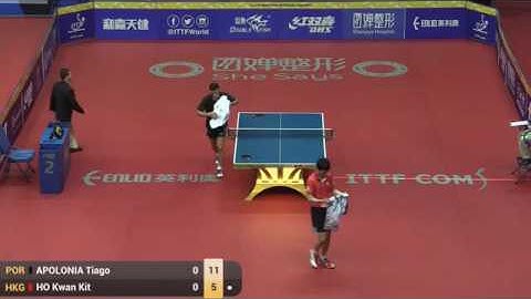 2016 China Open MS R16 APOLONIA Tiago POR HO Kwan Kit HKG