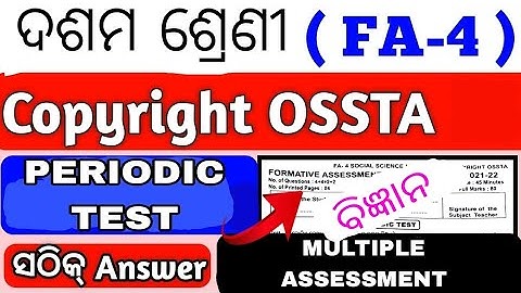 CLASS 10 FA 4 SCIENCE QUESTIONS COPY RIGHT BY OSSTA