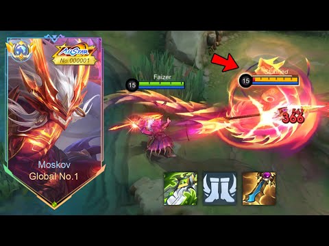 WTF DAMAGE!! MOSKOV BEST 1 HIT BUILD 2024 (recommended build) 