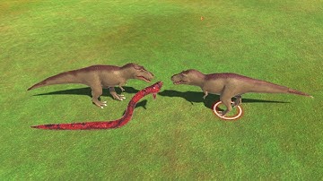 T REX & TITANOBOA VS EVERY UNIT Animal Revolt Battle Simulator