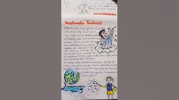 Natural Resources on Water Science Project work Class 9th