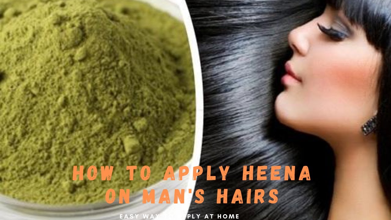 Step By Step Henna/Mehndi applying procedure for Men's hair How To