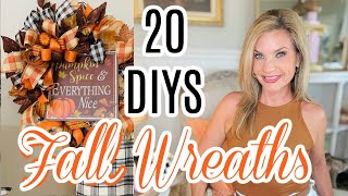 🍁WOW!!! 20 DIY FALL WREATHS GARLAND TREES + BOWS 🍁I Love Fall ep 9 Olivia's Romantic Home DIY