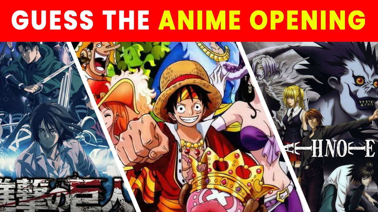 ANIME OPENING QUIZ 🎶🕹️ - Guess the 40 Anime Openings 「 VERY EASY 」 ⚔️ Anime  QUIZ - BiliBili