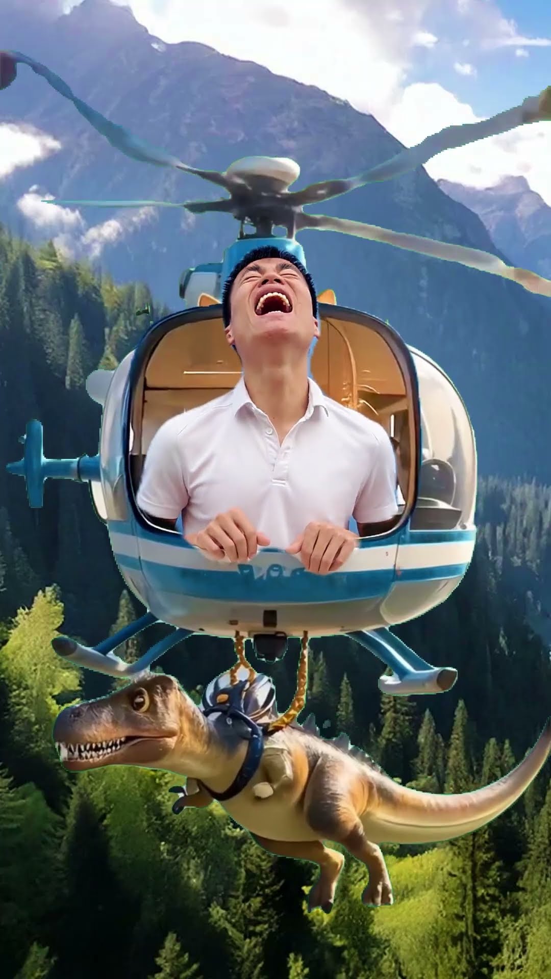 ACC - Hôm Nay Tôi Đi Săn Khủng Long || Today I Go Dinosaur Hunting. #funny #troll #trending