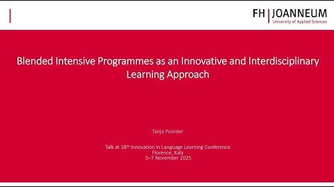 Tanja Psonder - FH JOANNEUM University of Applied Sciences (Austria)