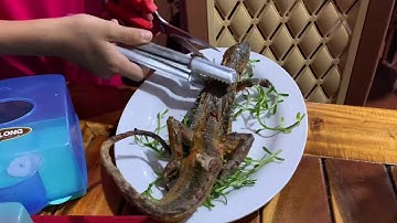 Độc đáo món dông nướng muối ớt ở Phan Thiết