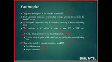 Thyristor Commutation | Thyristor Commutation Techniques | SCR Commutation | Natural Vs Forced Comm.