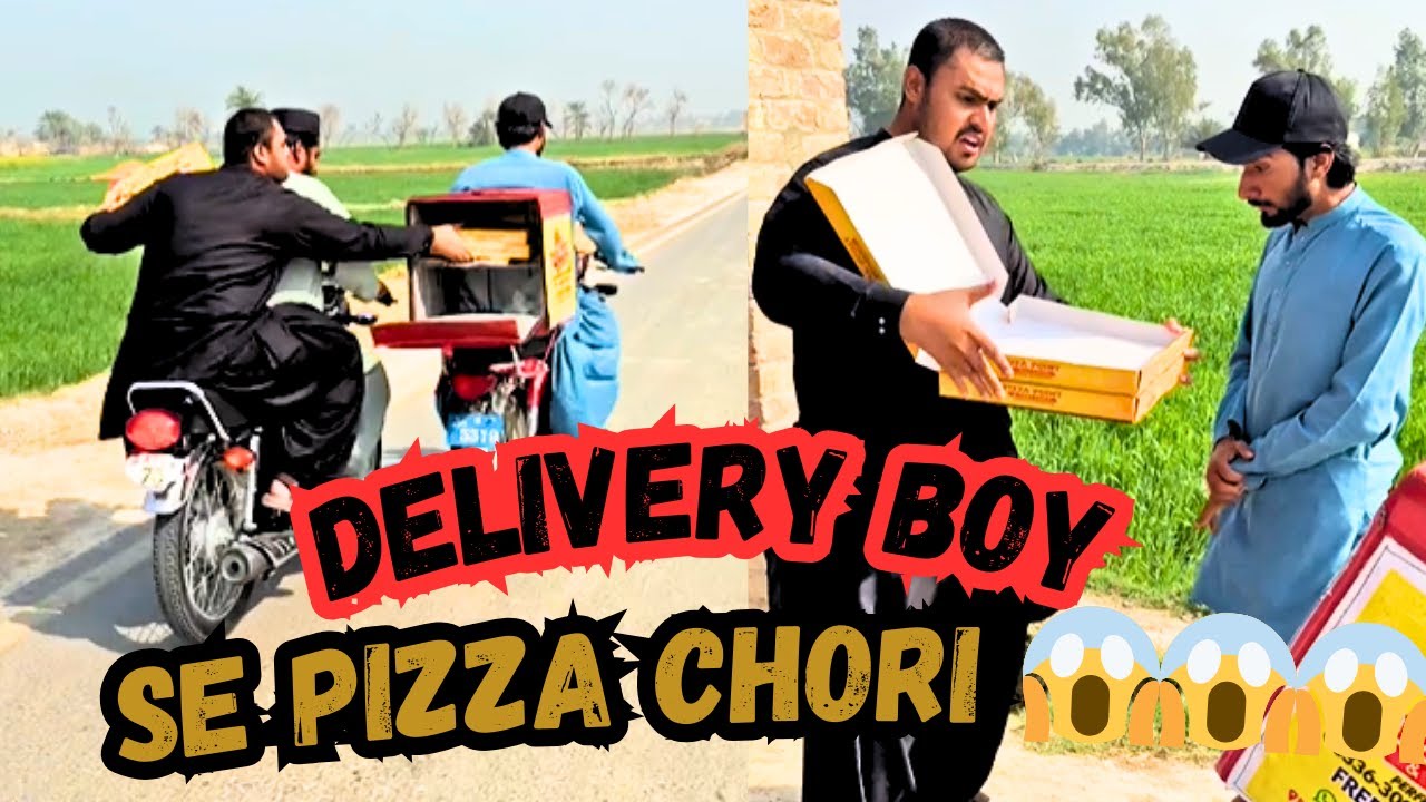 Delivery Boy Ne Pizza Choro Ke Sath Kia Kiya ? 😂😂