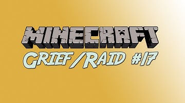 Minecraft Grief/Raid #17 - Not the best raid [Leftover Recording] @NozenPvP