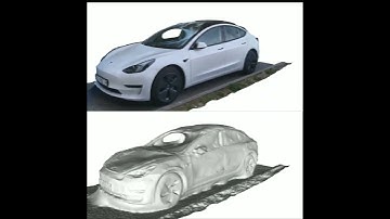 TESLA MODEL 3 - HOW IT LOOKS BY AUTODESK RECAP PHOTO