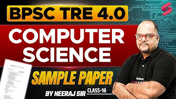 BPSC TRE 4.0/Bihar STET 2025 | BPSC TRE 4.0/Bihar STET Computer Science Mock Test By neeraj Sir