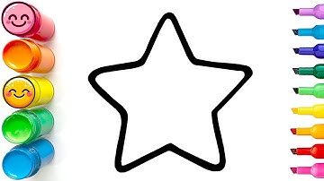 How to Draw a Five-Pointed Star | Step by Step Drawing Tutorial