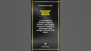 Dialogues Beyond Borders 🌐 AI transcends borders How do Einstein and Tagore converse Dive into