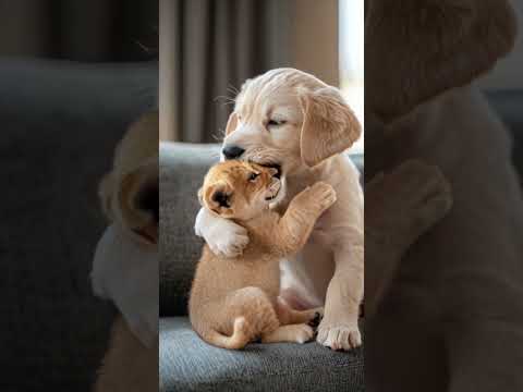 Mind Blowing Puppy S Incredible Lion Cub Adoption Adventure